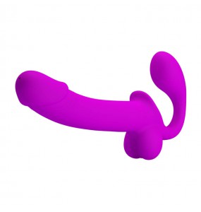 PRETTY LOVE - Kelpie AquaJet Squirting Strap-On (L:15cm - D:3.9cm)